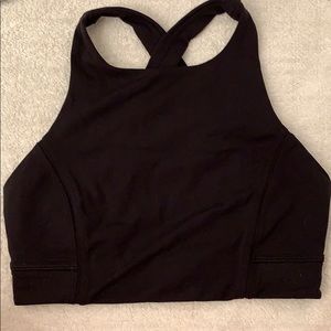 Lululemon black high neck bra!